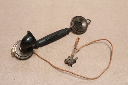 Antique telephone receiver/ speaker