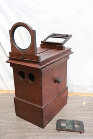 Victorian mahogany magic lantern viewer