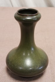 18th/19th c. Chinese tea dust glazed porcelain vase
