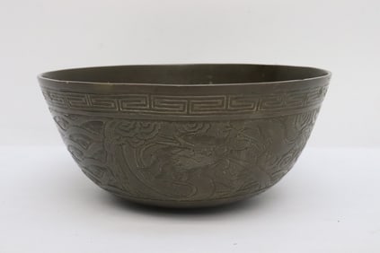 Chinese bronze bowl