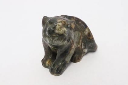 Chinese antique possible jesper stone carved tiger