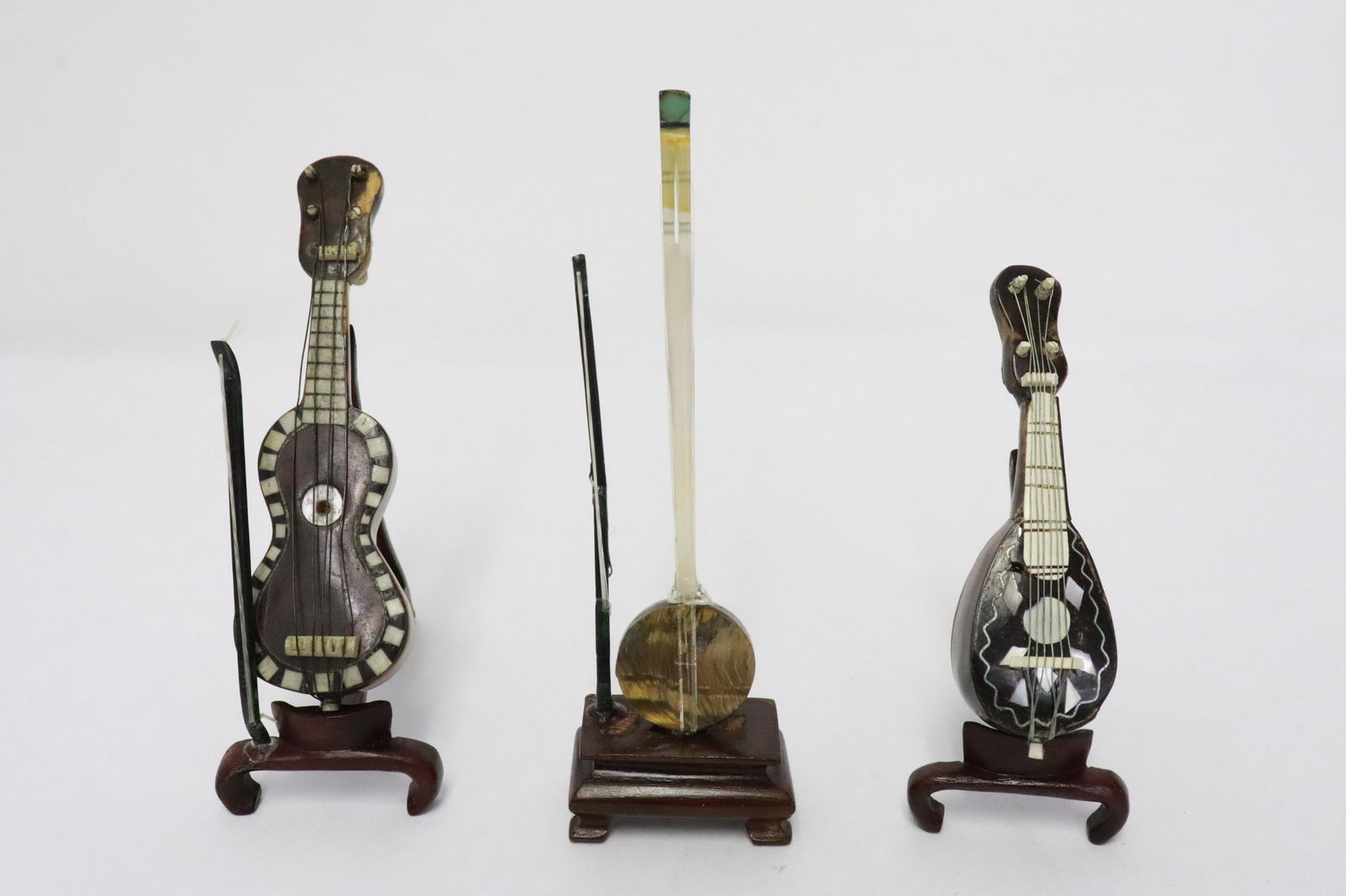 3 vintage miniature music instruments (1 of 10)