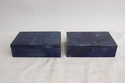 2 lapis stone boxes