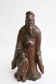Japanese earthenware sculpture