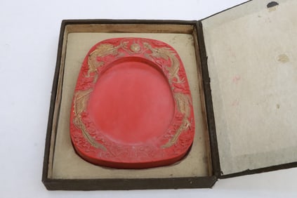 Vintage Chinese red ink stick