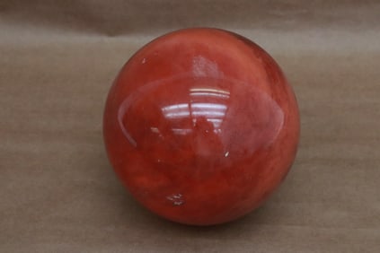 Rare red crystal ball