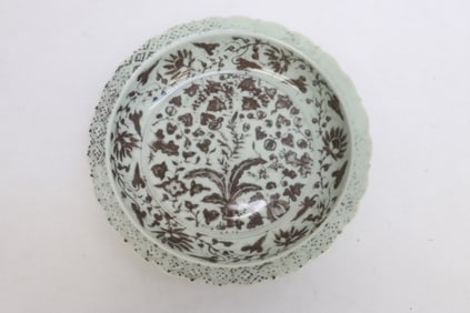 Chinese blue and white porcelain plate