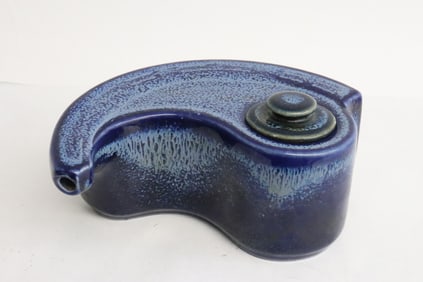 Blue glazed porcelain water dripper(?)