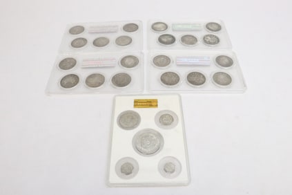 5 packs of reproduction coins