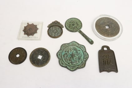 8 pieces reproduction coins