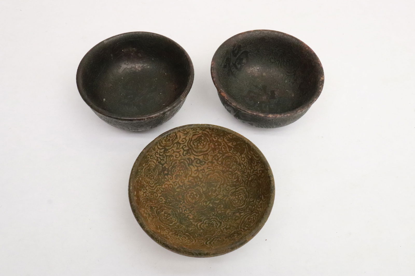 3 stone carved bowls (1 of 10)