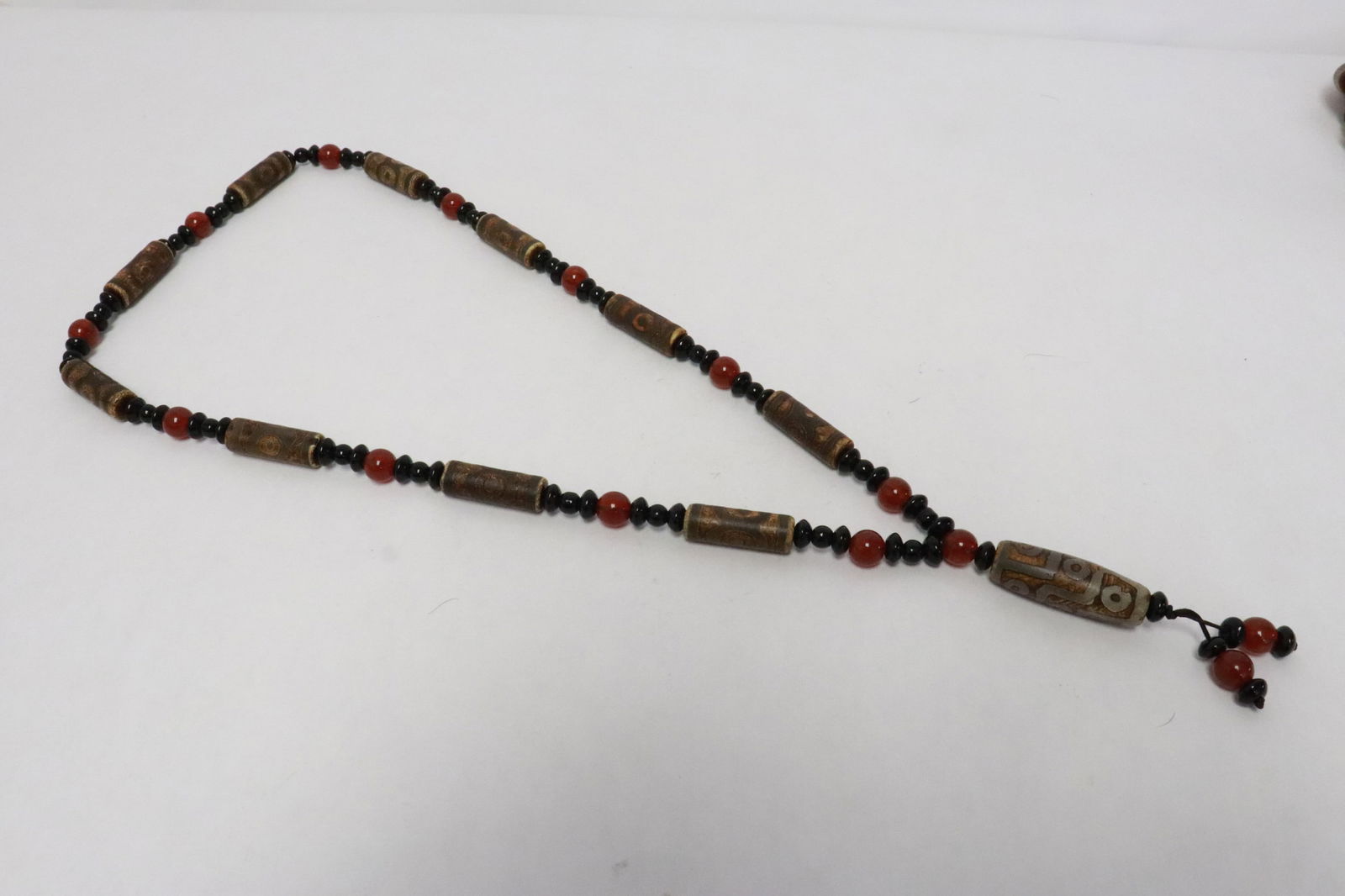 A dzi bead like bead necklace (1 of 11)