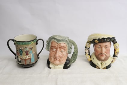 3 large Royal Doulton jugs