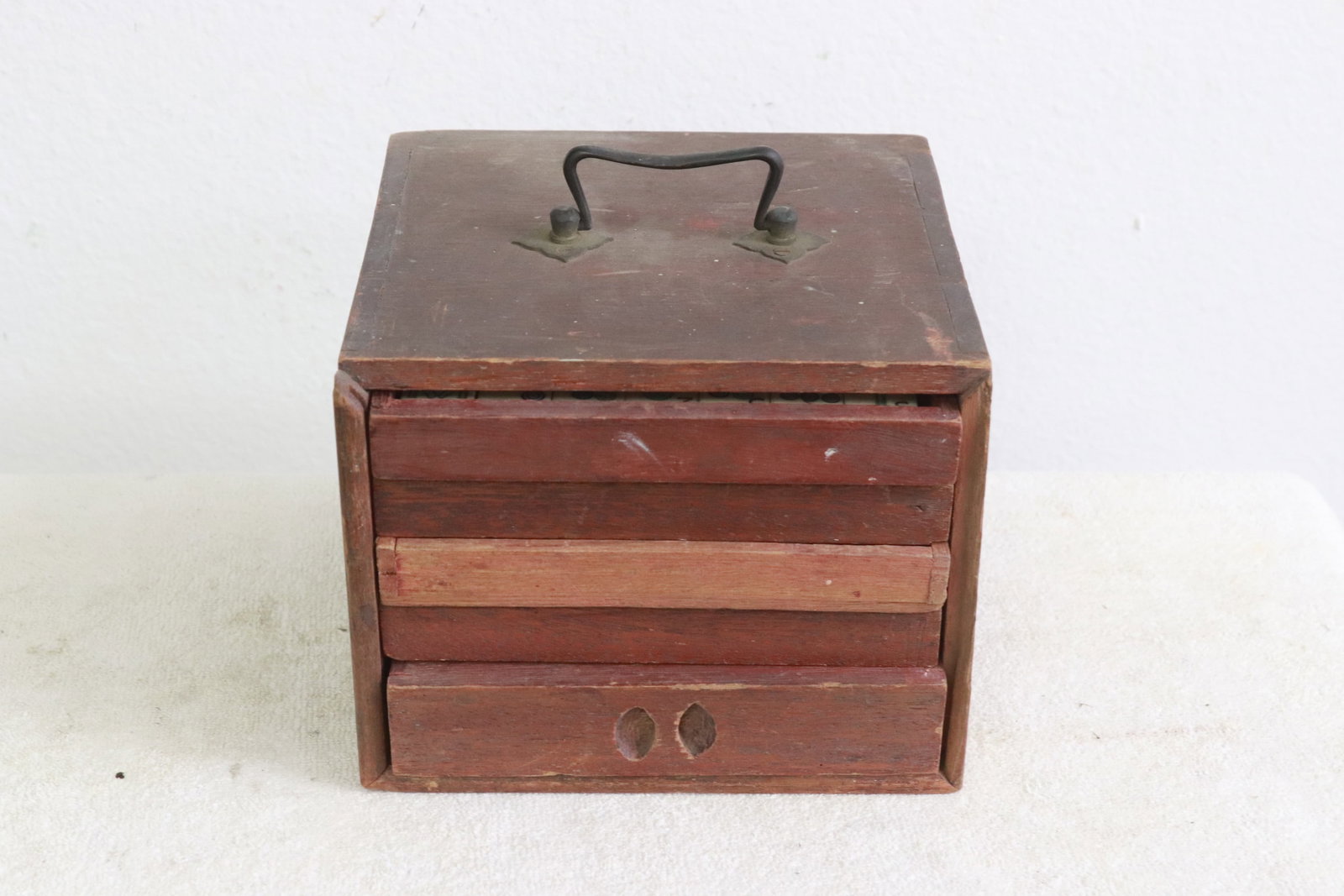 Chinese antique mahjong set, complete (1 of 8)