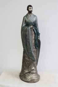 Terracotta sculpture of scholar