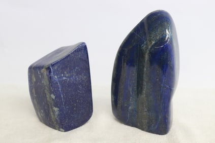 2 polished lapis boulders