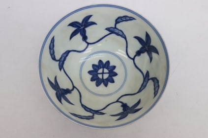 Chinese blue and white porcelain bowl