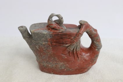 Soapstone carved teapot