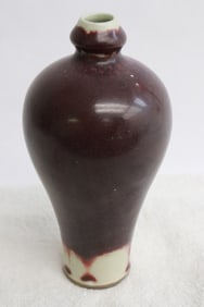A purple glazed meiping