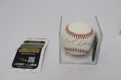 Rick Harrison signed baseball, w/ certificate