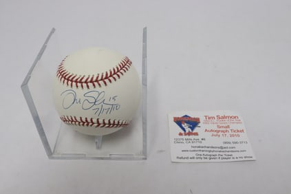 A Tim Salmon signed baseball