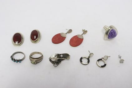 Lot of sterling jewelry