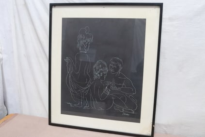 Signed and numbered lithograph by Joseph Wolins