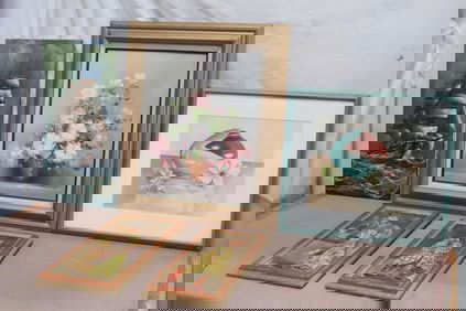 5 oil paintings/ watercolor