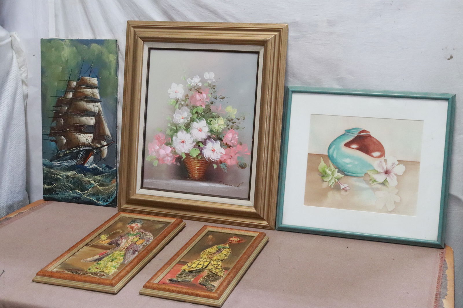 5 oil paintings/ watercolor (1 of 10)