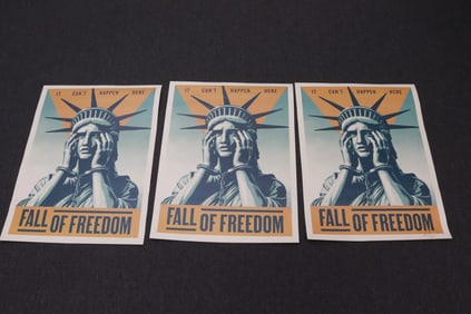 3 prints, one signed by Shepard Fairey