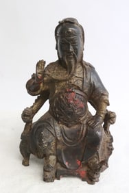 A bronze sculpture of deity