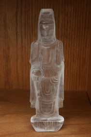 Crystal carved Guanyin