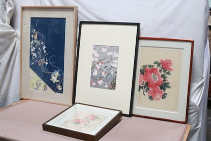 4 pieces Asian art