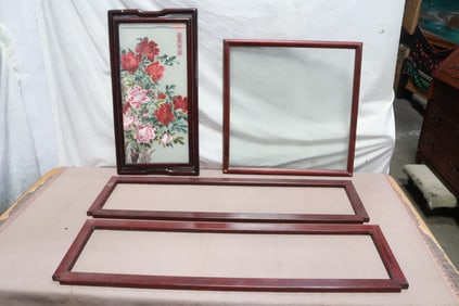 4 rosewood frames