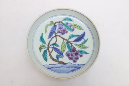 Chinese doucai porcelain plate