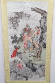 Chinese print scroll