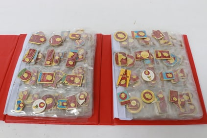 2 books of reproduction medals