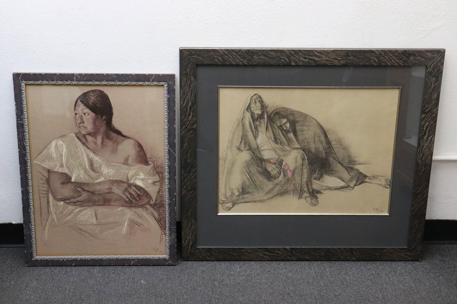 2 Francisco Zuniga framed prints