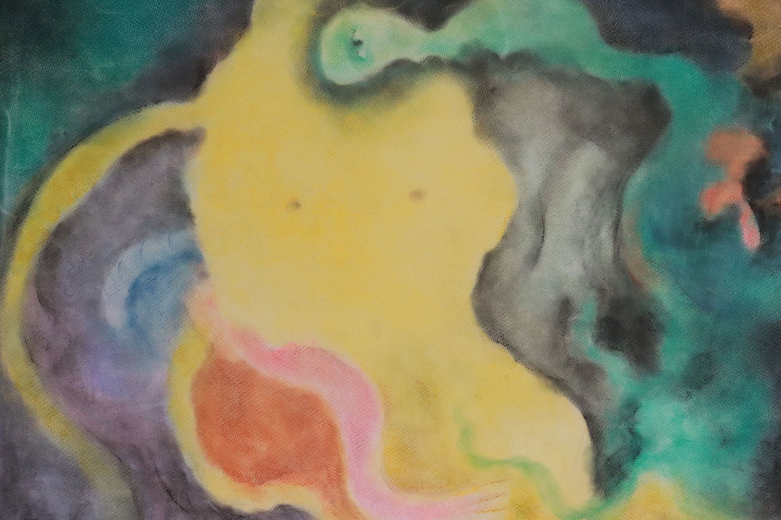 Mixed media on paper attributed to Manuel Mendive - 2