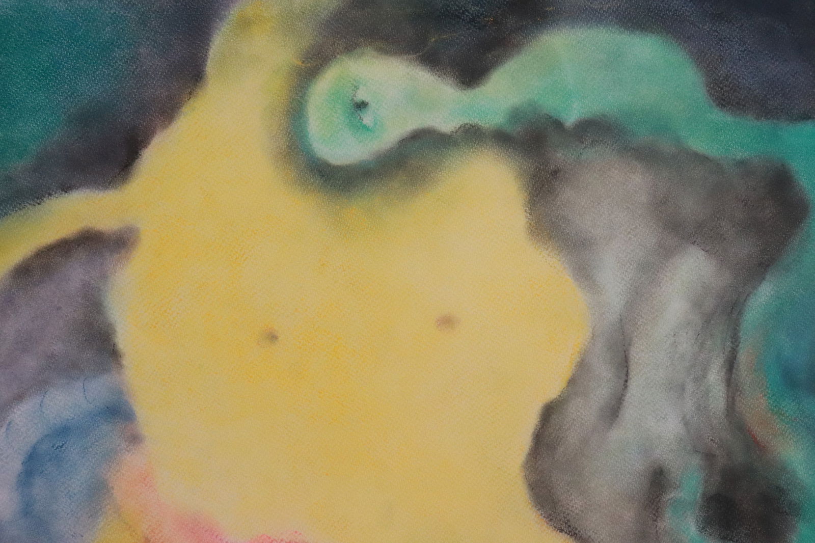 Mixed media on paper attributed to Manuel Mendive - 3