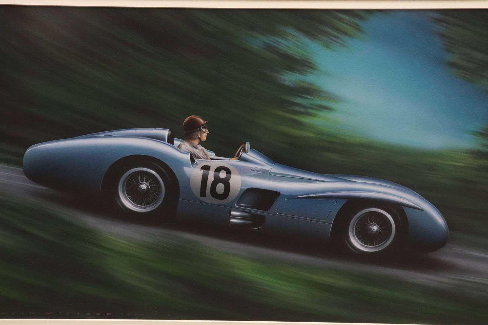 Lithography in color attributed to Gavin Macleod - 3