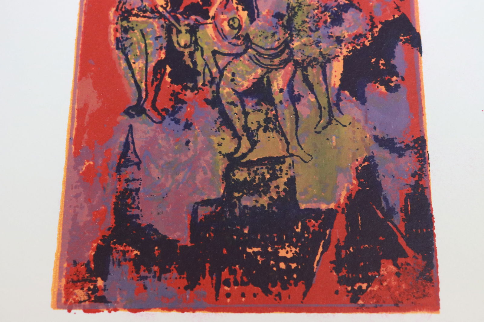 Lithography in color attributed to Marc Chagall - 3