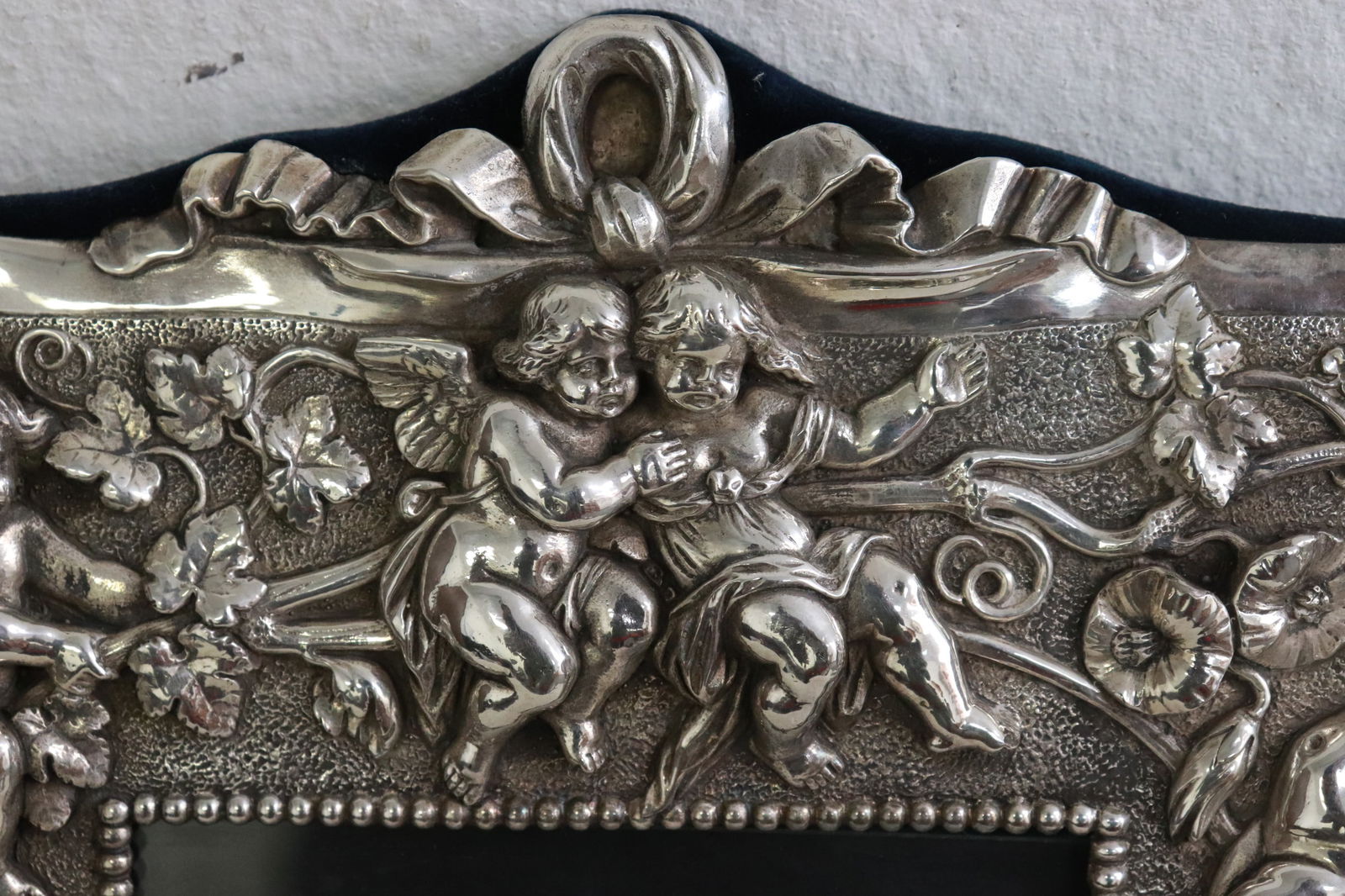 Magnificent sterling silver picture frame - 5