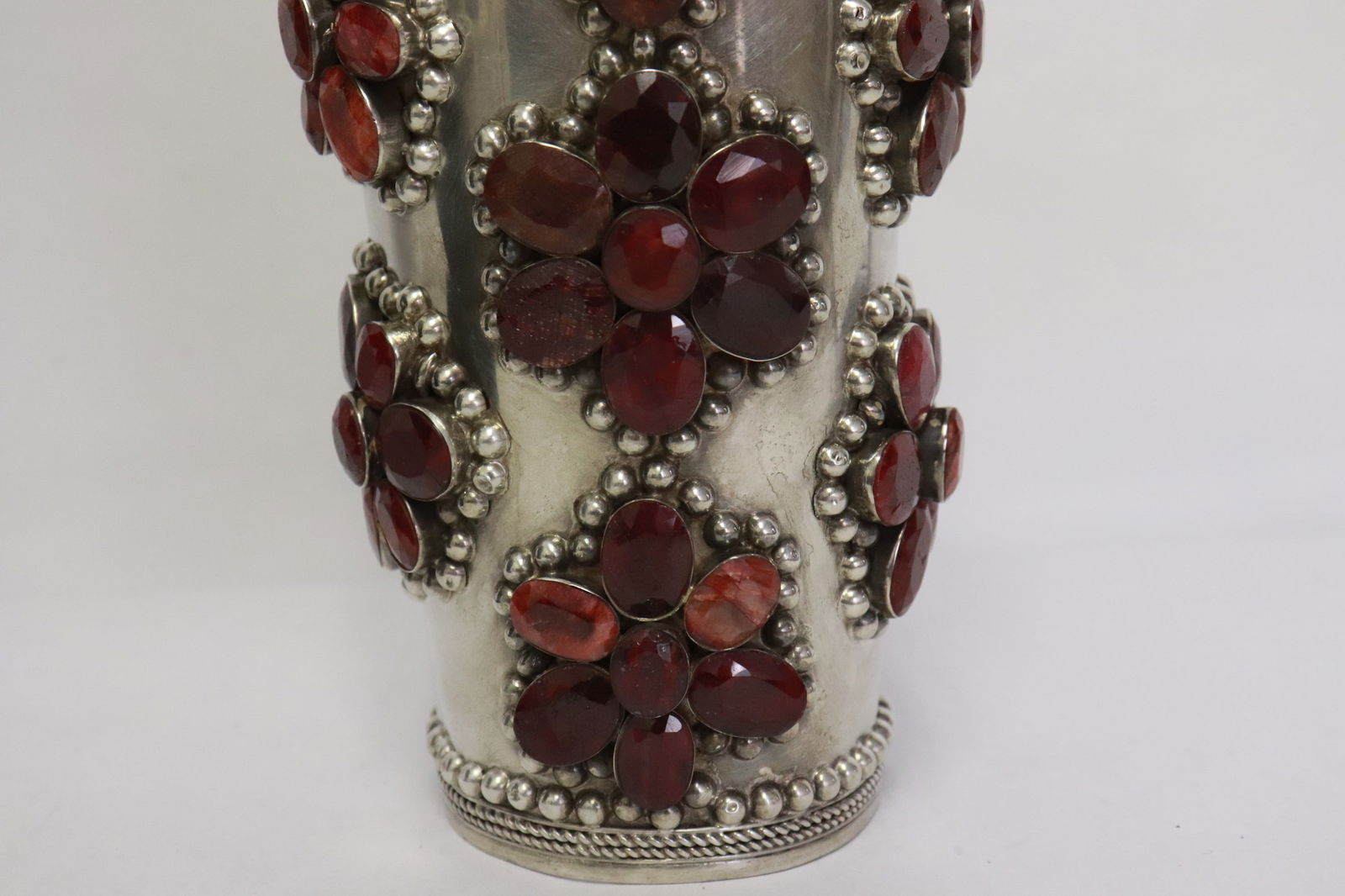 A rare sterling ruby cuff - 8