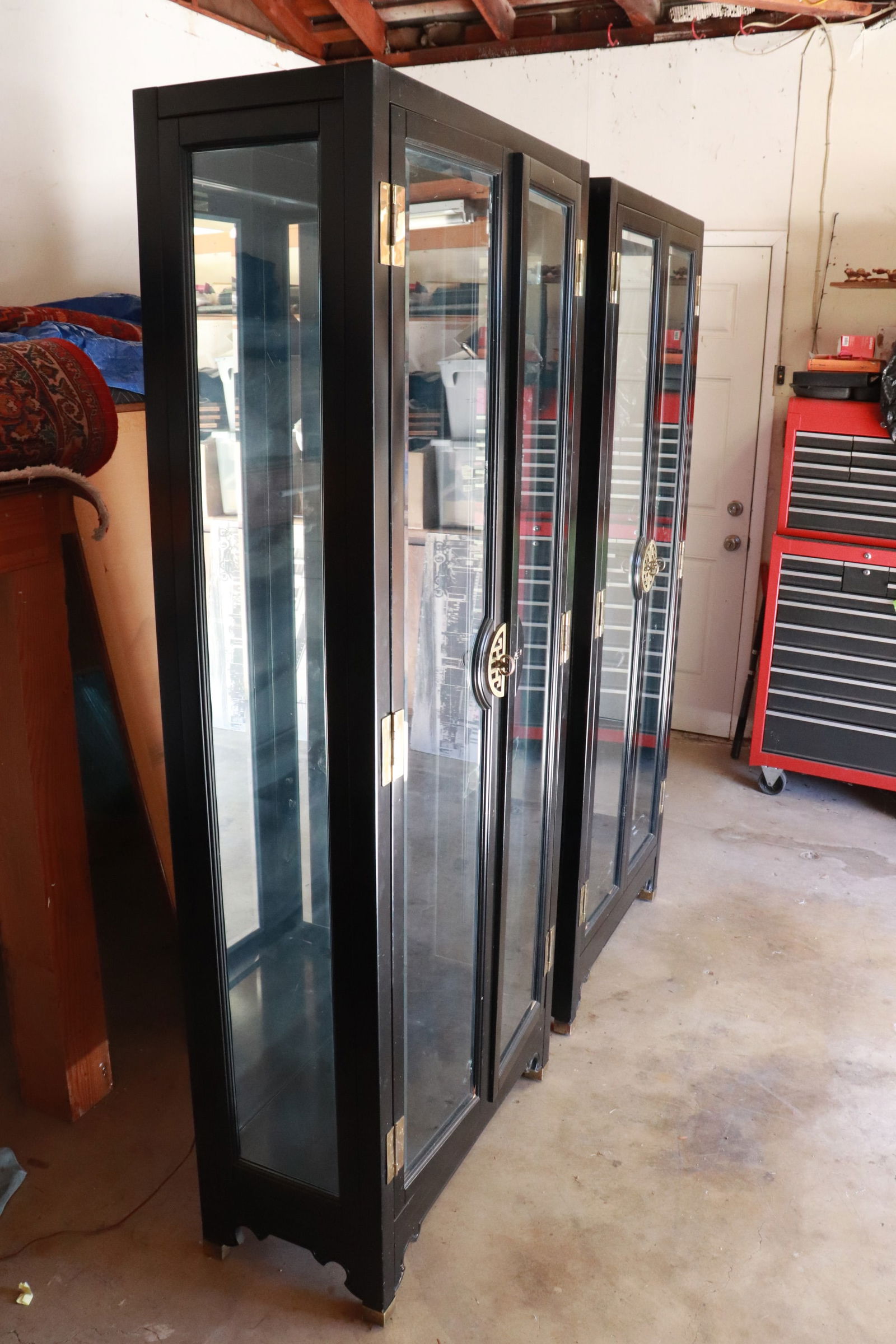 Pair display cases - 2