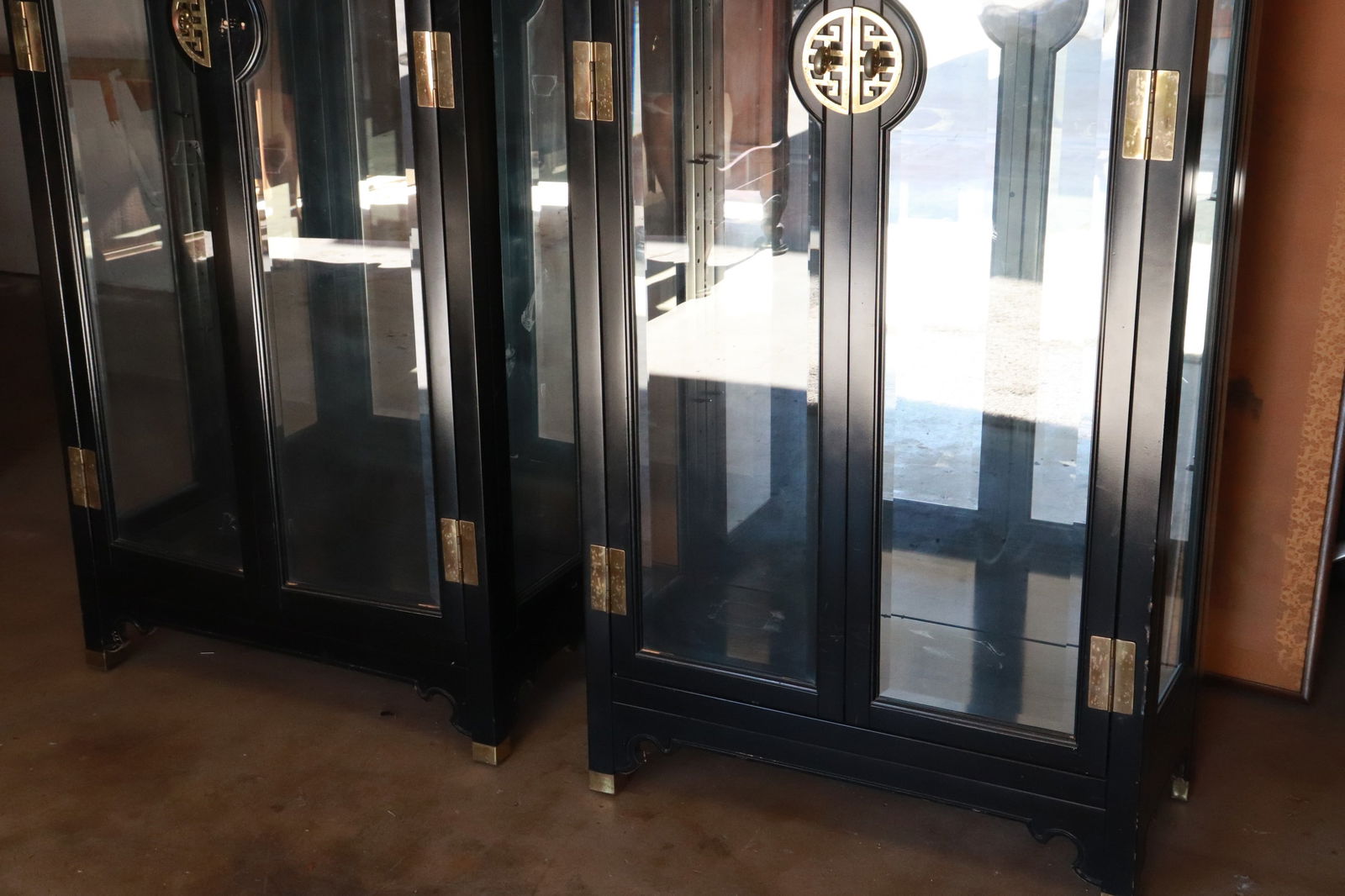Pair display cases - 7