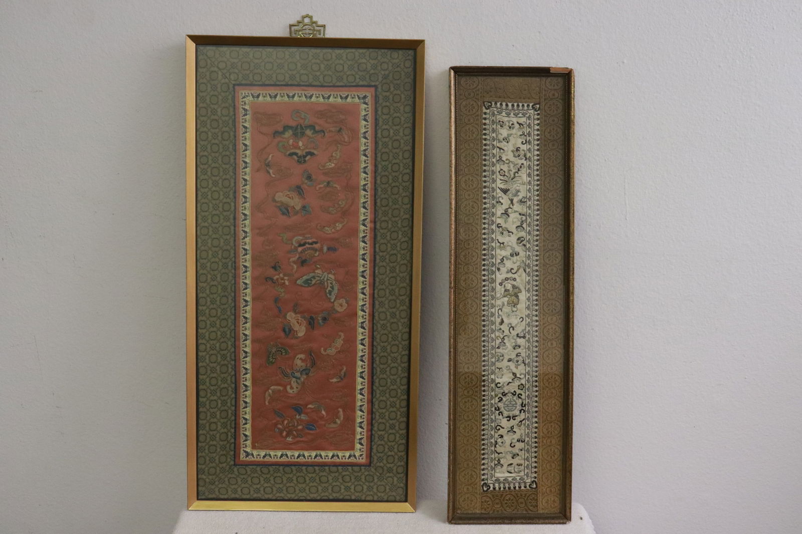 2 framed embroidery panels (1 of 9)
