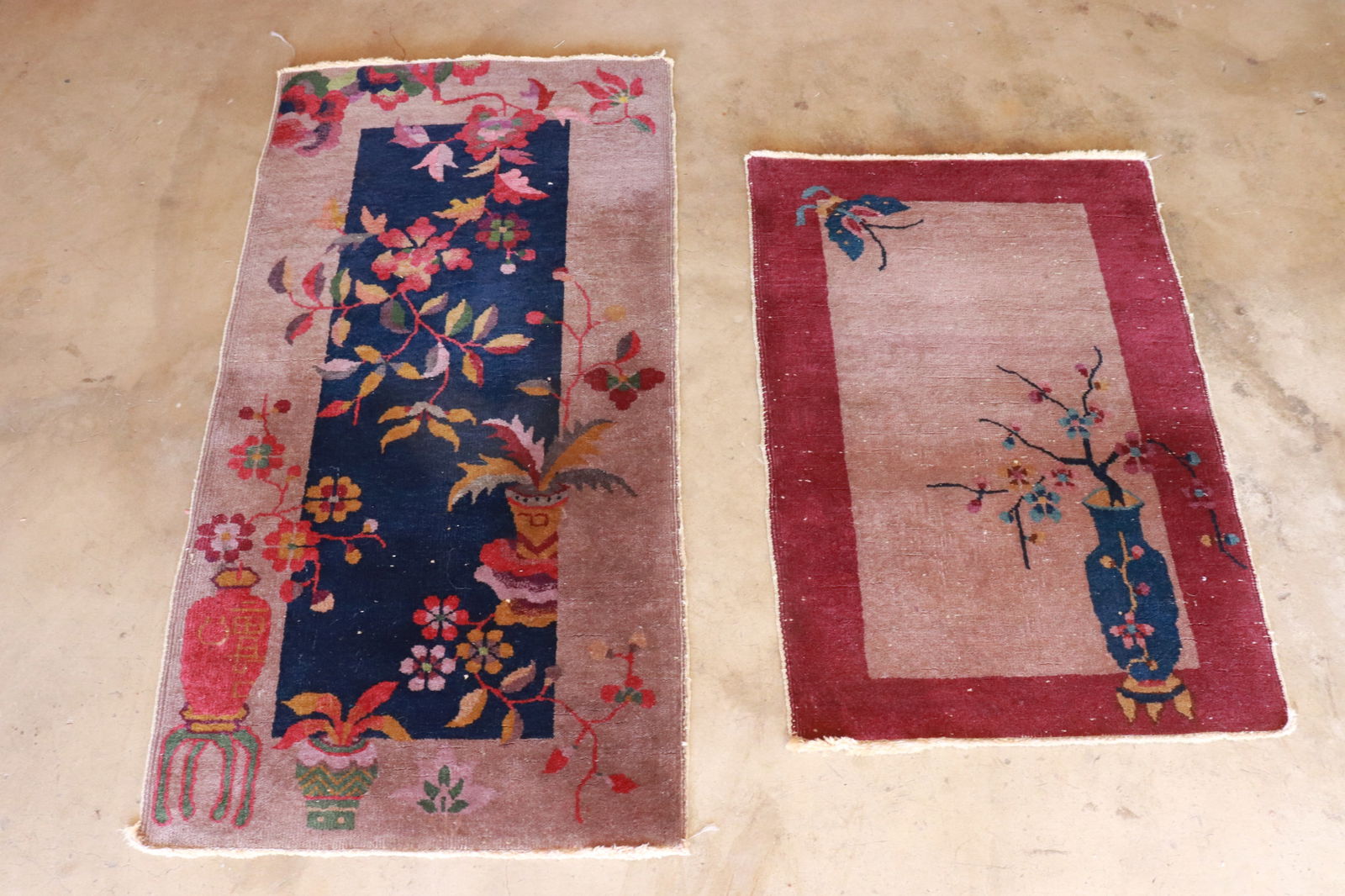 2 vintage Chinese Peking rugs (1 of 9)
