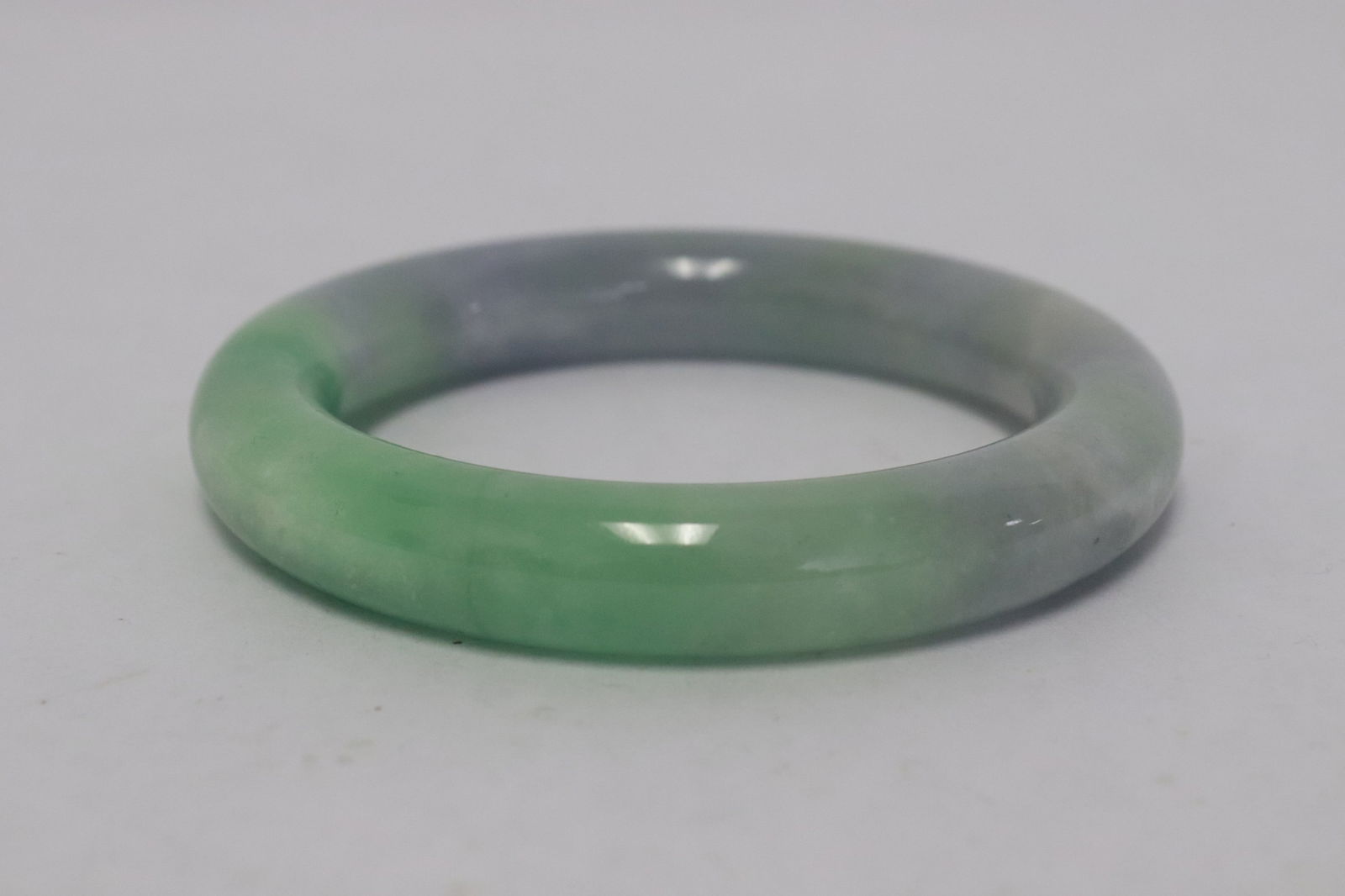 Chinese jadeite like bangle - 2