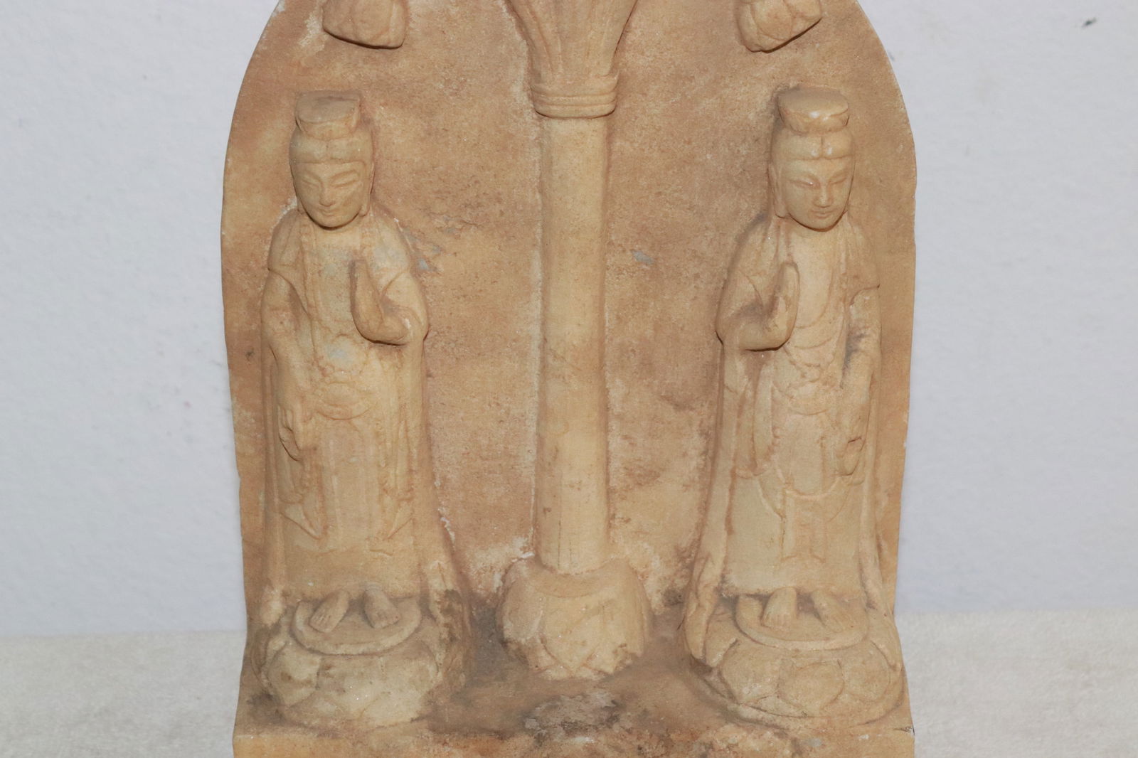 Chinese stone carved table article - 2